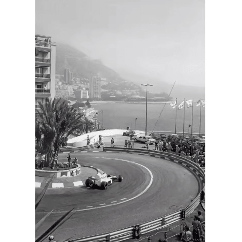 F1 Monaco Racing Wall Art Max Verstappen Print Formula 1 Canvas Decor 11