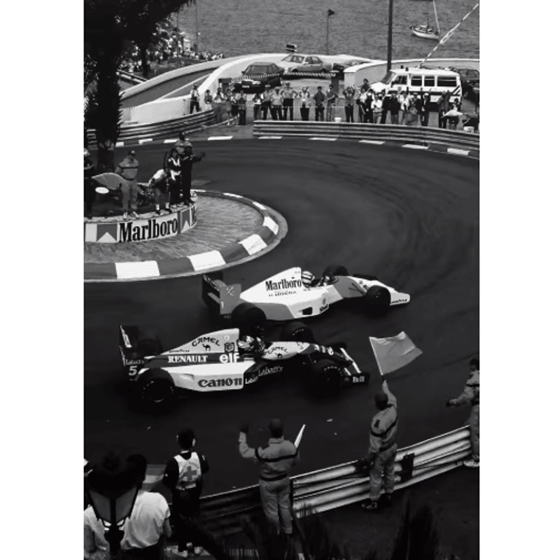 F1 Monaco Racing Wall Art Max Verstappen Print Formula 1 Canvas Decor 12