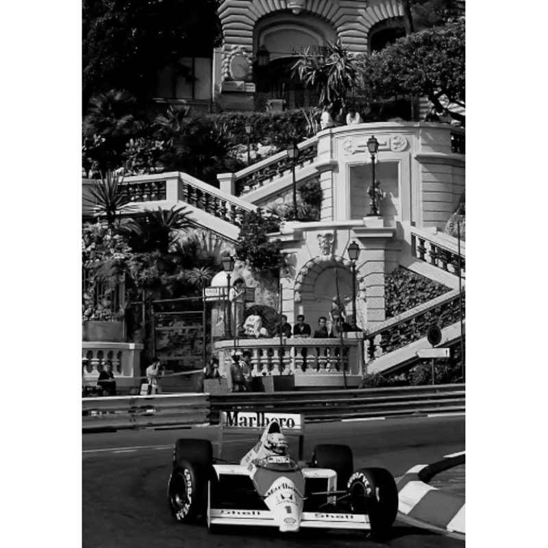 F1 Monaco Racing Wall Art Max Verstappen Print Formula 1 Canvas Decor 14