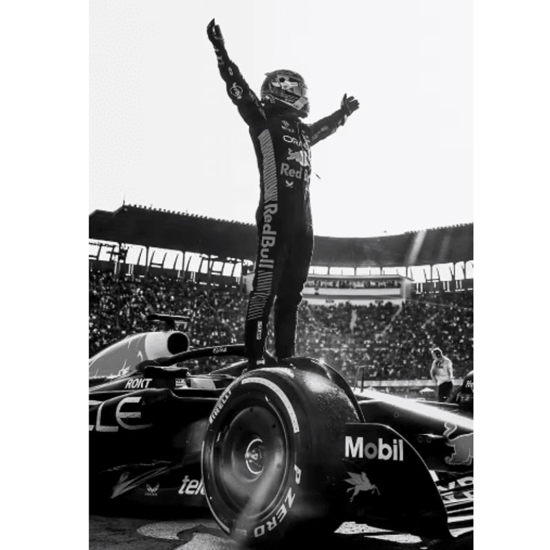 F1 Monaco Racing Wall Art Max Verstappen Print Formula 1 Canvas Decor 15