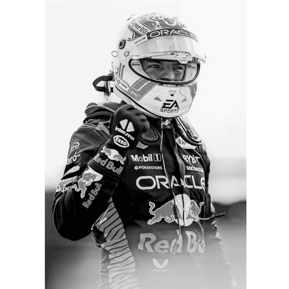 F1 Monaco Racing Wall Art Max Verstappen Print Formula 1 Canvas Decor 16