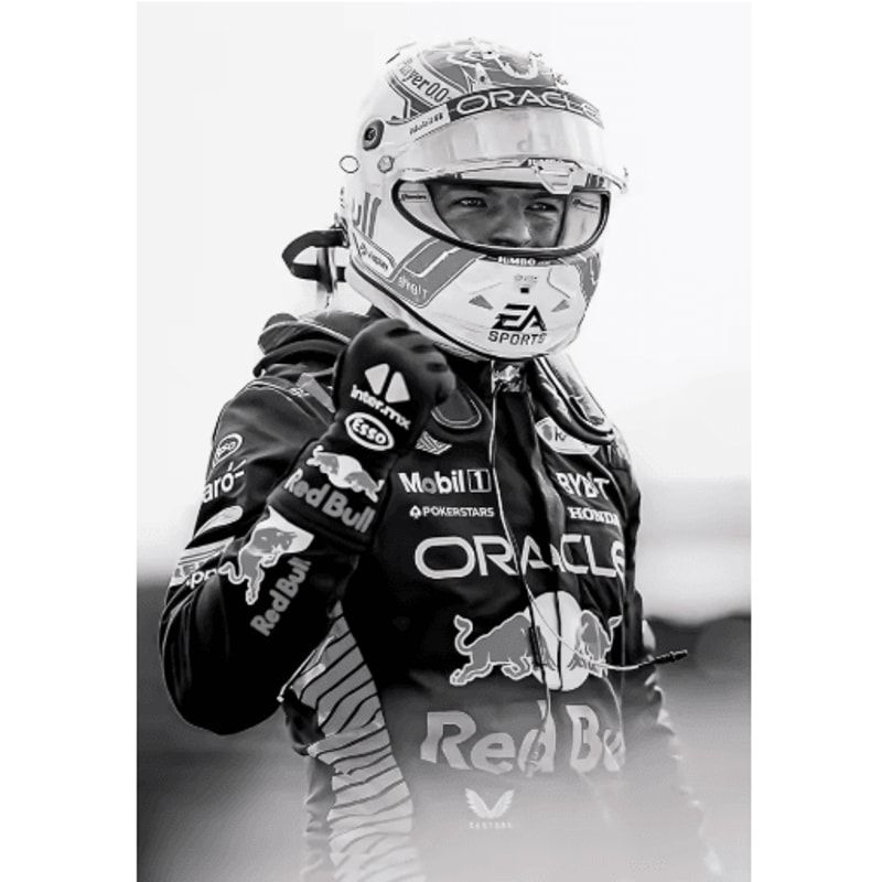 F1 Monaco Racing Wall Art Max Verstappen Print Formula 1 Canvas Decor 16