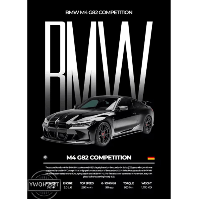 Luxury Supercar Wall Art Black Car Poster Modern Automotive Canvas Decor 1