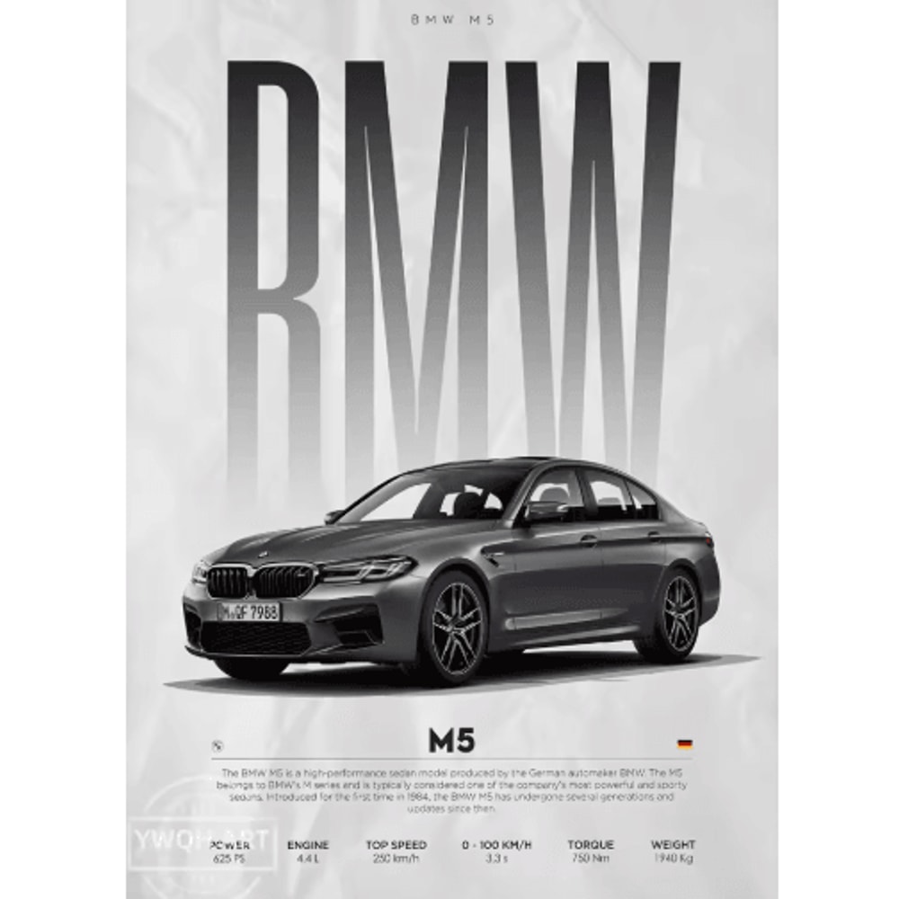 Luxury Supercar Wall Art Black Car Poster Modern Automotive Canvas Decor 15