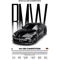 Luxury Supercar Wall Art Black Car Poster Modern Automotive Canvas Decor 3