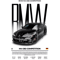 Luxury Supercar Wall Art Black Car Poster Modern Automotive Canvas Decor 3