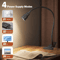 LED Reading Light USB ClipOn Book Light With Flexible Gooseneck Adjustable Brightness 4