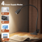LED Reading Light USB ClipOn Book Light With Flexible Gooseneck Adjustable Brightness 4