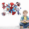 Spiderman Wall Stickers Cute Superhero PVC Wall Decals For Kids Room Decor 0