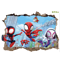 Spiderman Wall Stickers Cute Superhero PVC Wall Decals For Kids Room Decor 3