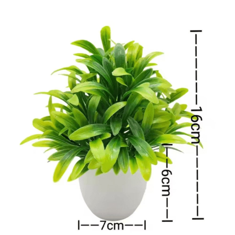 Artificial Potted Flowers Mini Bonsai Table Decor For Home Desk Styling 6