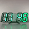 3D LED Digital Wall Clock Alarm Clock With Time Date Temperature Display 3