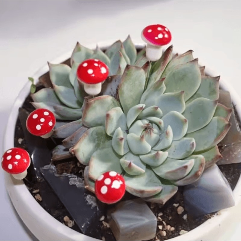 Miniature Mushroom Decor Foam Fairy Garden Accessories For DIY Bonsai Micro Landscapes 6