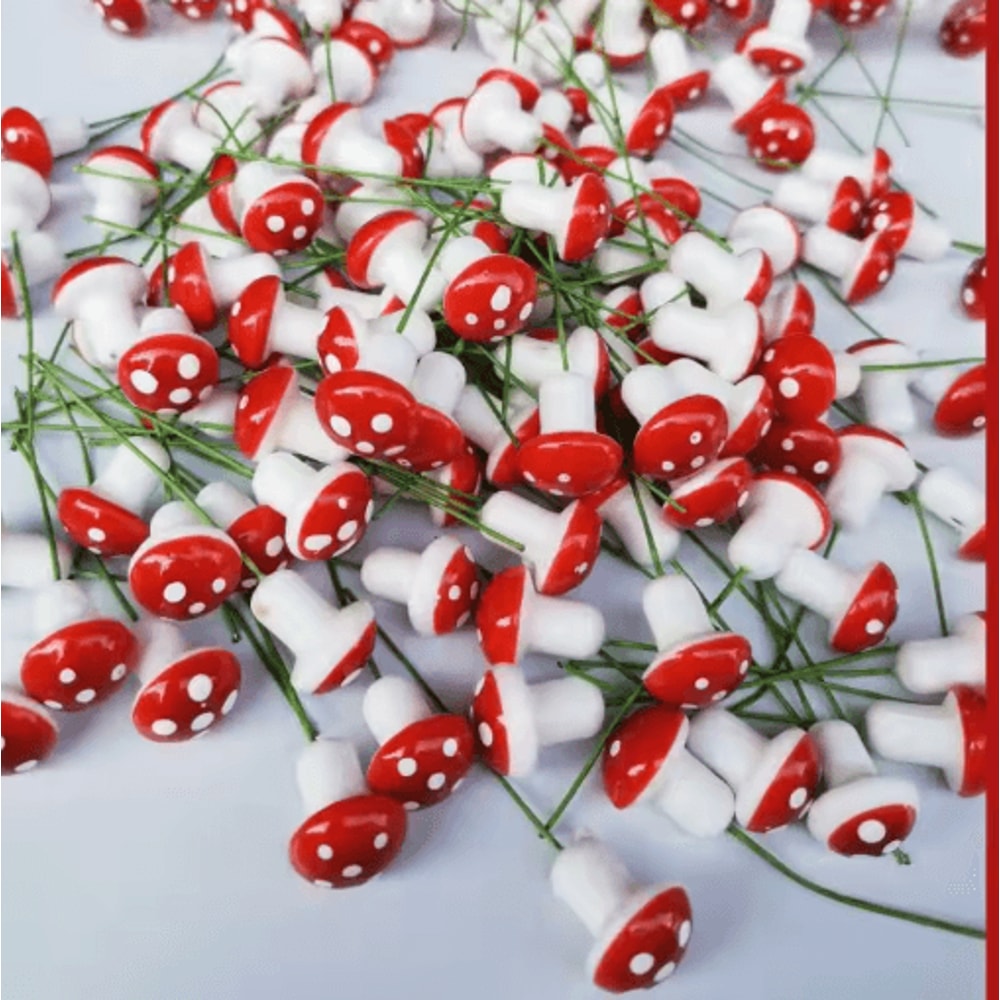 Miniature Mushroom Decor Foam Fairy Garden Accessories For DIY Bonsai Micro Landscapes 8