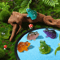 Mini Luminous Frog Figurines Resin Glow Frog Decor For Terrariums DIY Moss Landscapes 5