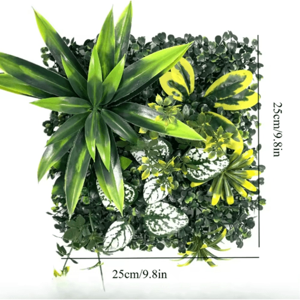 Artificial Grass Wall Panel Boxwood Hedge For Vertical Garden Greenery Wall Decor 4