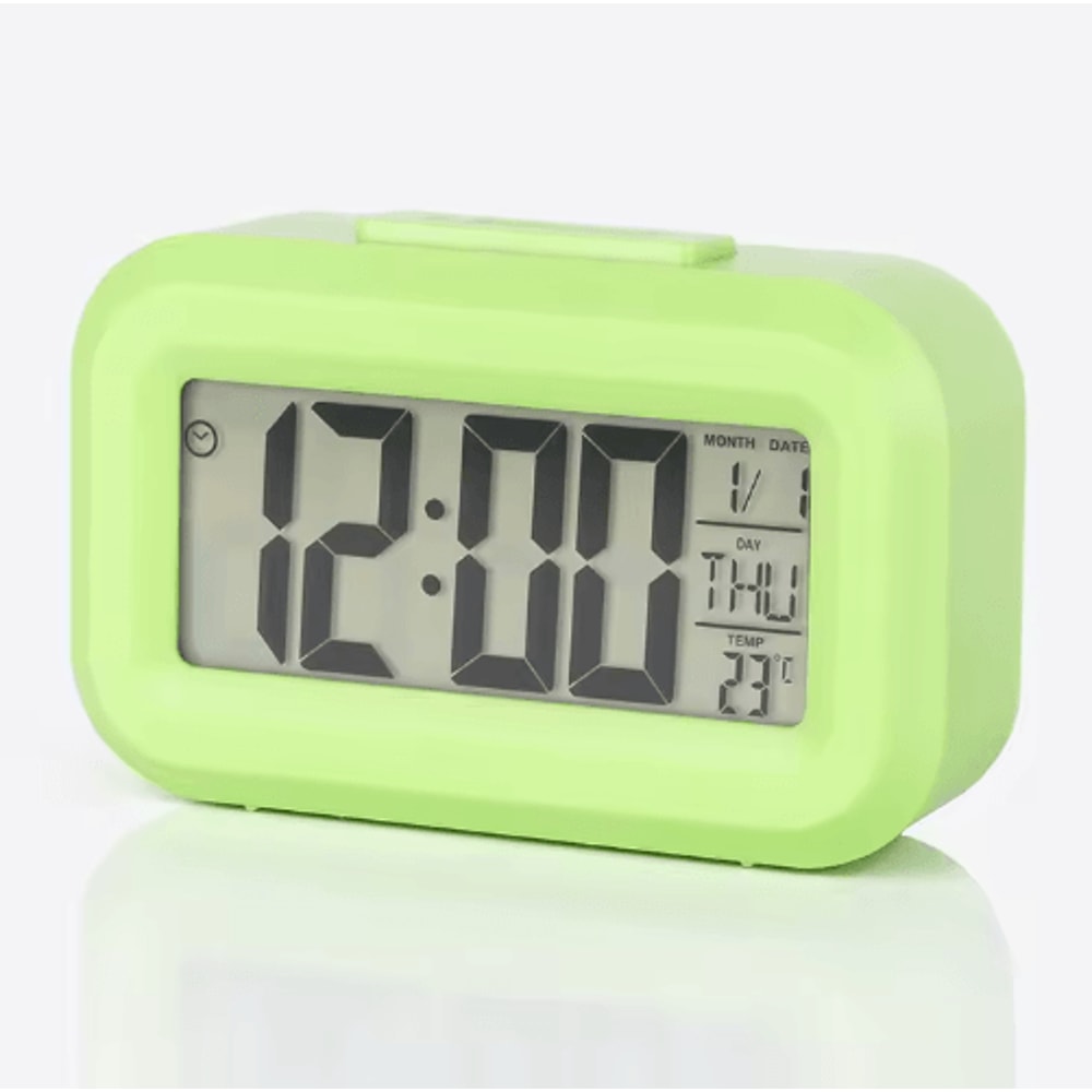 Digital Alarm Clock LED Desk Clock With Snooze Backlight Calendar Display 2