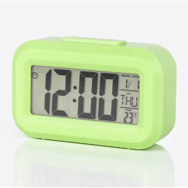 Digital Alarm Clock LED Desk Clock With Snooze Backlight Calendar Display 2