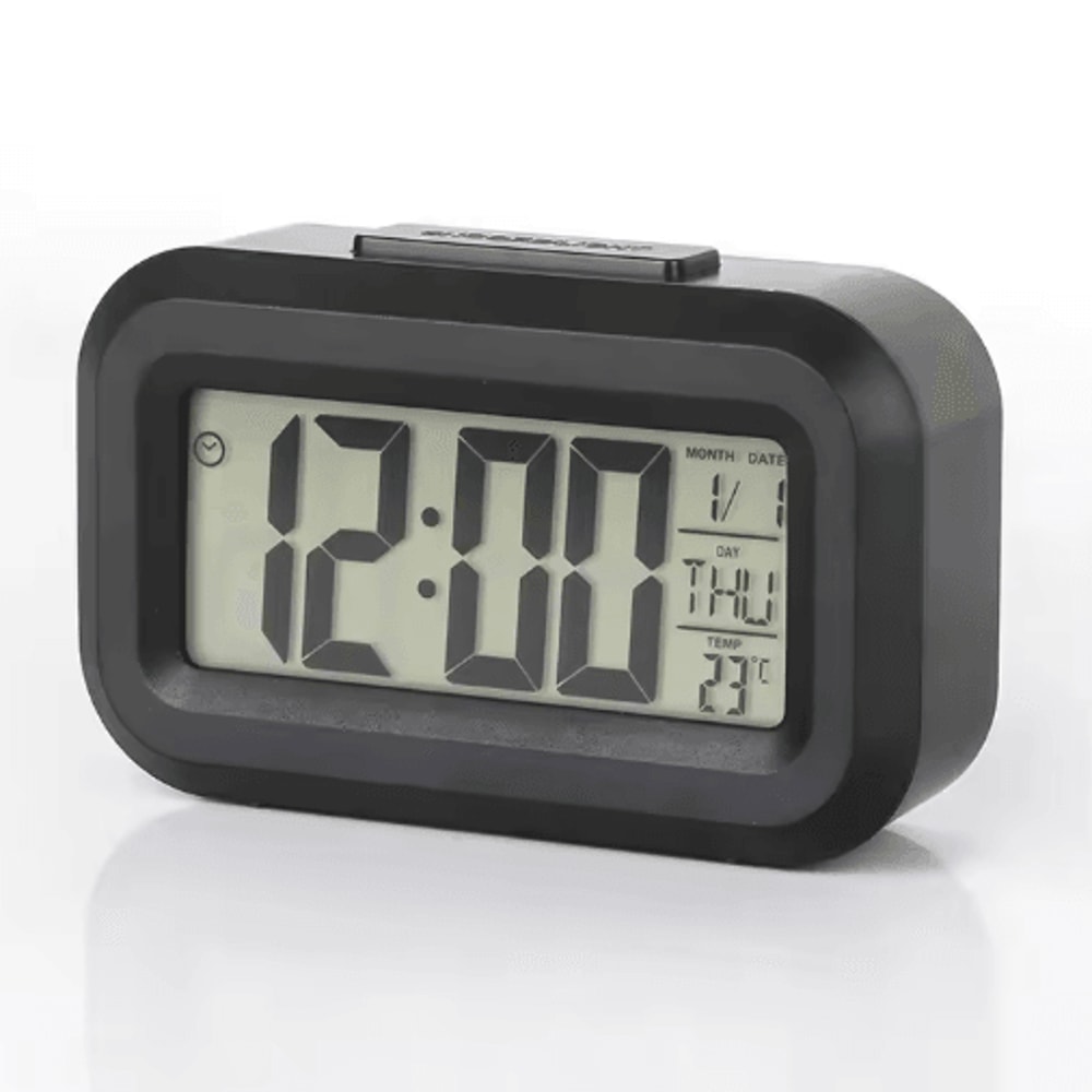 Digital Alarm Clock LED Desk Clock With Snooze Backlight Calendar Display 3