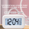 Digital Alarm Clock LED Desk Clock With Snooze Backlight Calendar Display 9