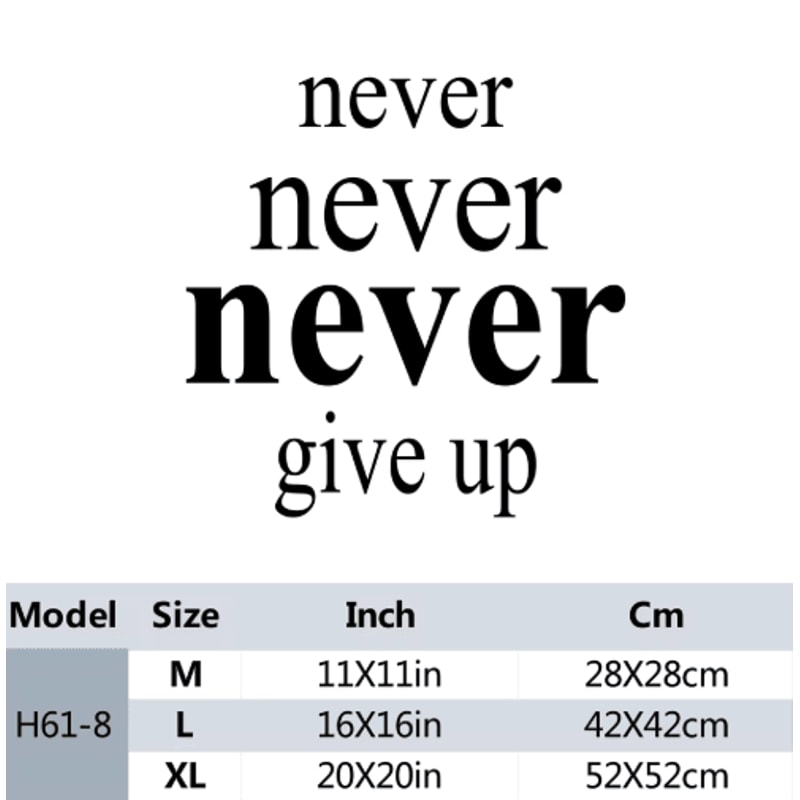 Motivational Wall Quote Stickers Waterproof Removable Wall Decals For Home Decor 2