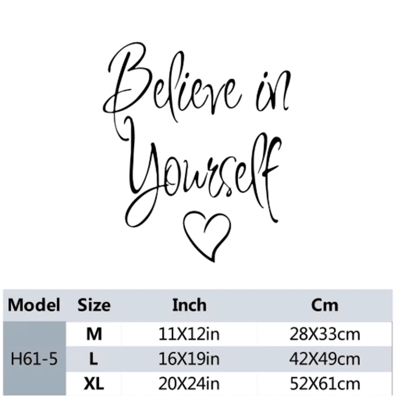 Motivational Wall Quote Stickers Waterproof Removable Wall Decals For Home Decor 5