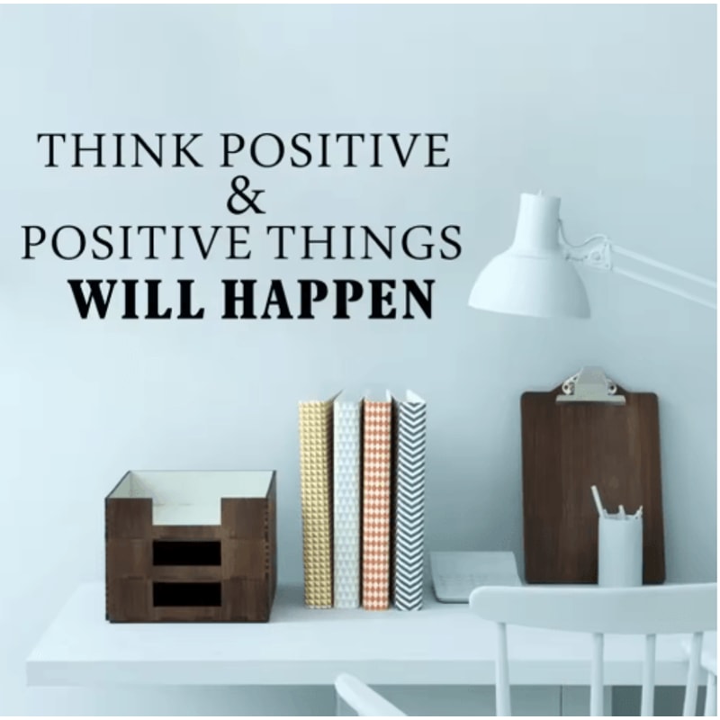 Motivational Wall Quote Stickers Waterproof Removable Wall Decals For Home Decor 12