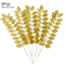 Artificial Palm Leaves Gold Green Turtle Leaf Decor For Wedding Home Styling 0