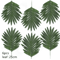 Artificial Palm Leaves Gold Green Turtle Leaf Decor For Wedding Home Styling 10