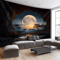 Forest Moon Tapestry Tranquil Cave Scenery Boho Wall Hanging For Bedroom Living Room 2