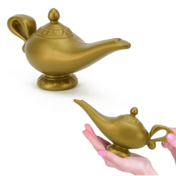 aladdin magic lamp vintage genie lamp prop for cosplay, halloween & party decor