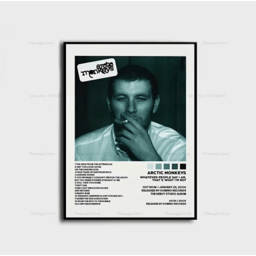 Arctic Monkeys Album Cover Poster Indie Rock Canvas Wall Art For Music Lovers 1