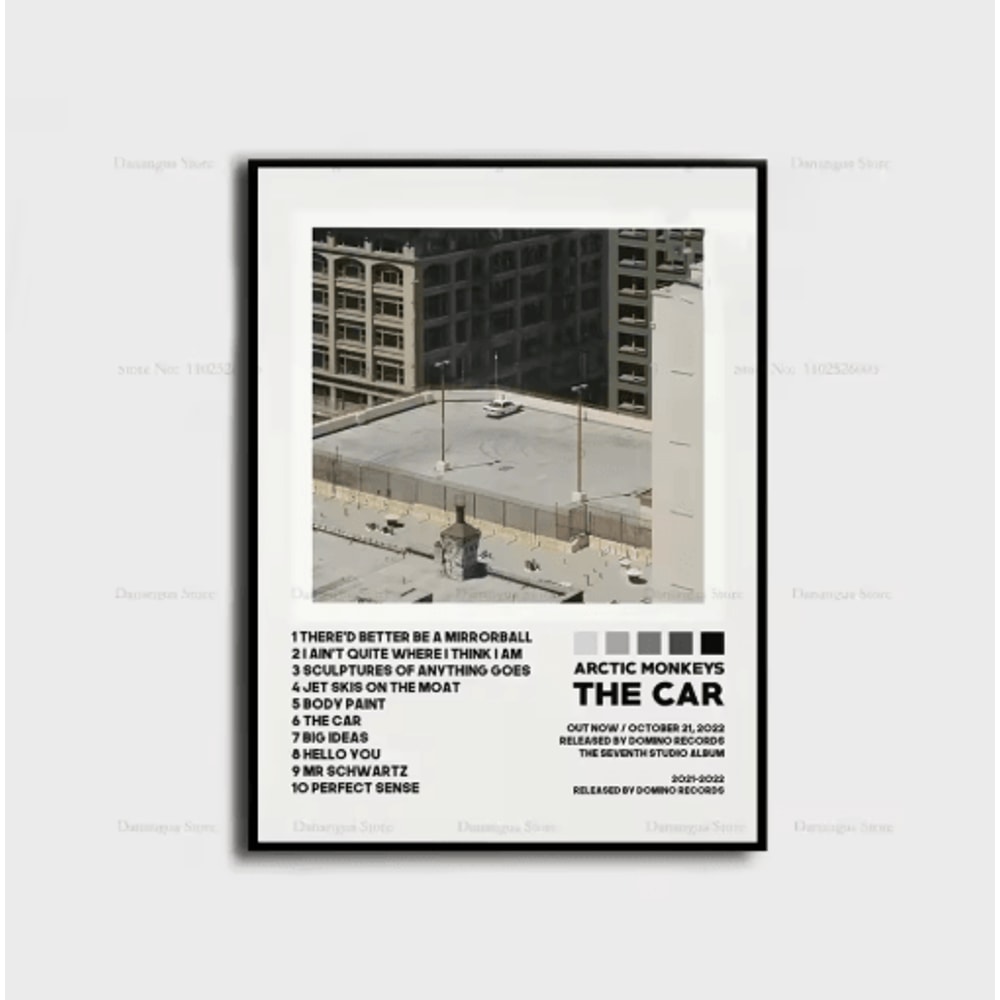 Arctic Monkeys Album Cover Poster Indie Rock Canvas Wall Art For Music Lovers 16