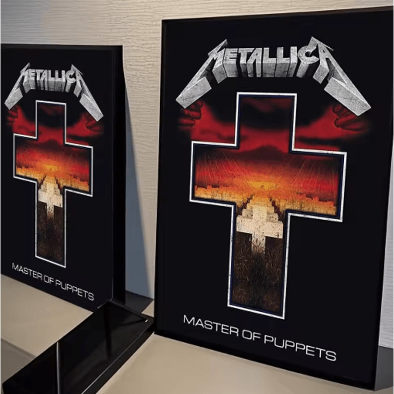Metallica Wall Poster Classic Rock Band Wall Art For Music Room Bar Decor 1