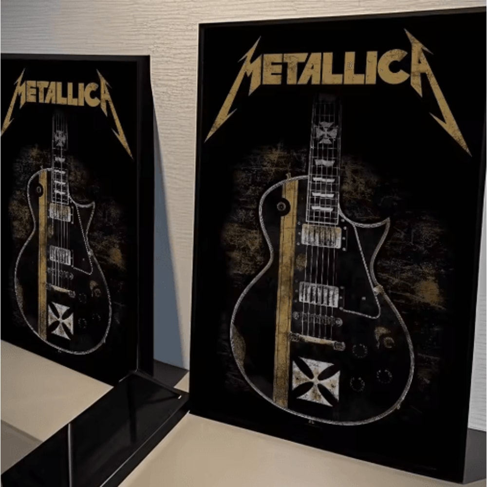Metallica Wall Poster Classic Rock Band Wall Art For Music Room Bar Decor 6