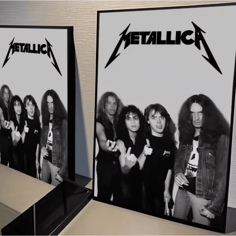 Metallica Wall Poster Classic Rock Band Wall Art For Music Room Bar Decor 7