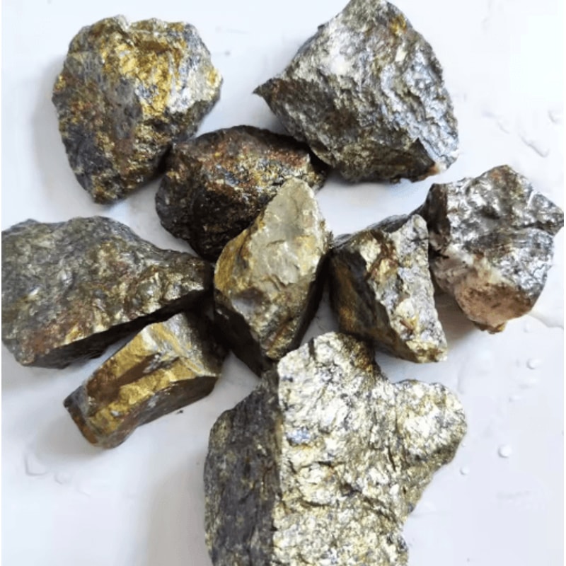 Chalcopyrite Crystal Ore Natural Gold Silver Copper Mineral Specimen For Study Display 5