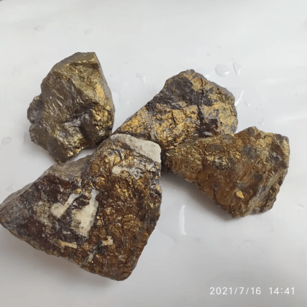 Chalcopyrite Crystal Ore Natural Gold Silver Copper Mineral Specimen For Study Display 6