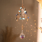 Crystal Sun Moon Wind Chime Prism Suncatcher Hanging Decor For Home Garden 1