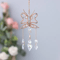 Crystal Sun Moon Wind Chime Prism Suncatcher Hanging Decor For Home Garden 5