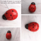 Wooden Ladybug Decor Large Miniature Fairy Garden Ornament For DIY Crafts 6