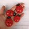 Wooden Ladybug Decor Large Miniature Fairy Garden Ornament For DIY Crafts 0