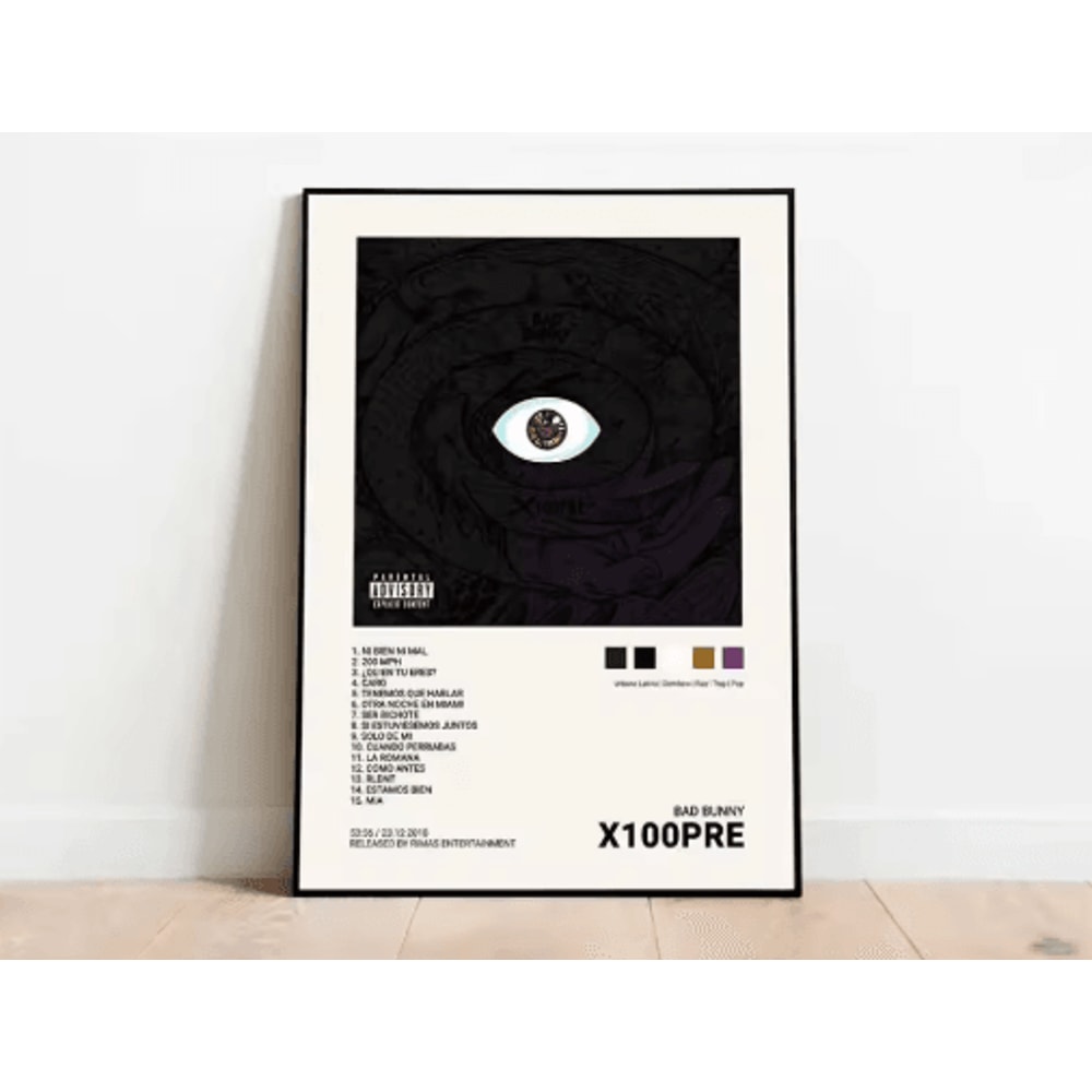 Latin Rapper Wall Art Quevedo Urban Music Album Canvas Poster Decor 14