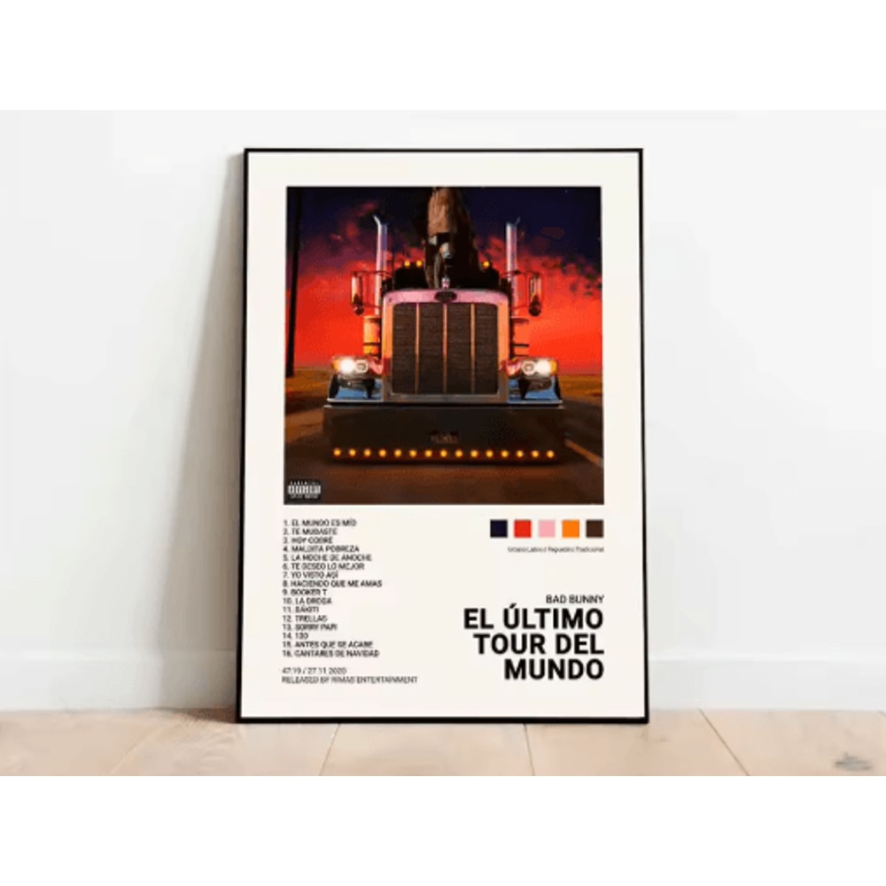 Latin Rapper Wall Art Quevedo Urban Music Album Canvas Poster Decor 15