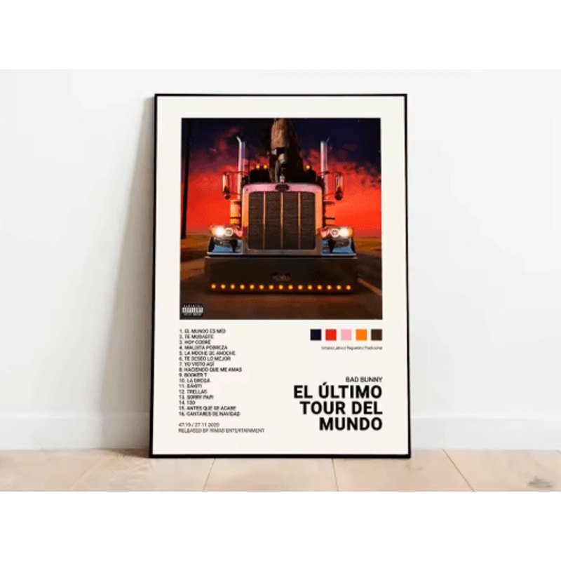 Latin Rapper Wall Art Quevedo Urban Music Album Canvas Poster Decor 15