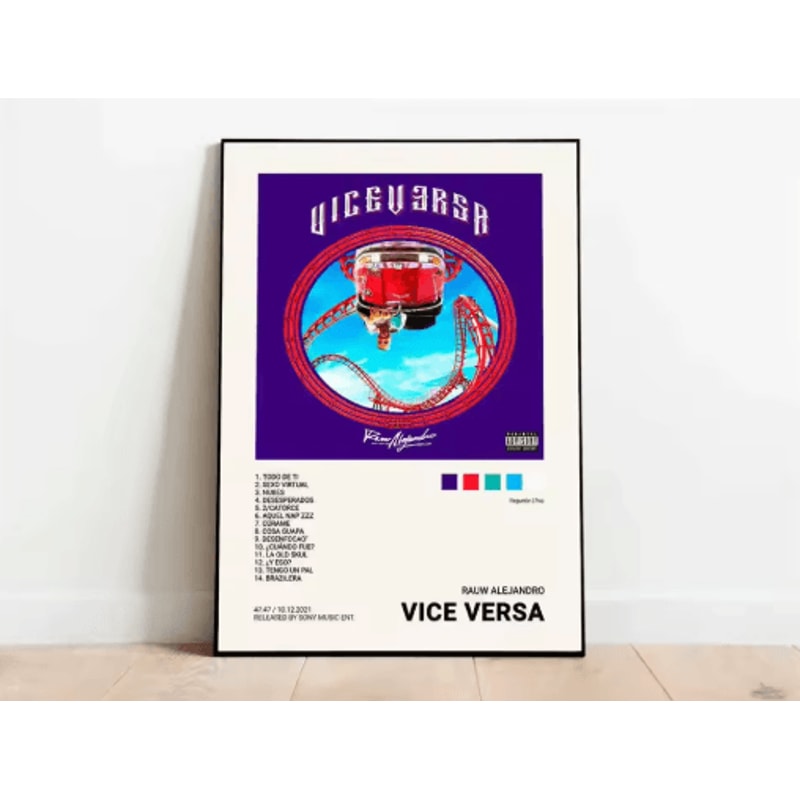 Latin Rapper Wall Art Quevedo Urban Music Album Canvas Poster Decor 5