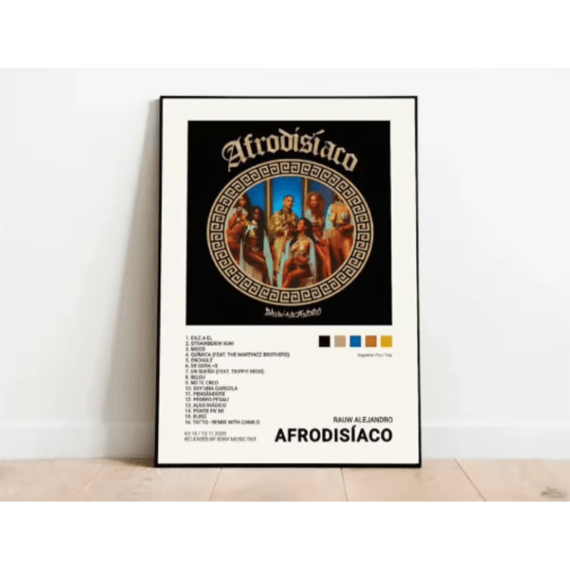 Latin Rapper Wall Art Quevedo Urban Music Album Canvas Poster Decor 6