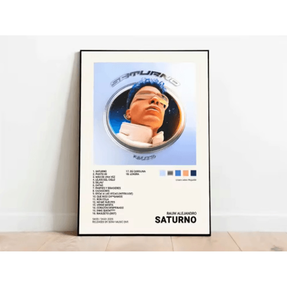 Latin Rapper Wall Art Quevedo Urban Music Album Canvas Poster Decor 7