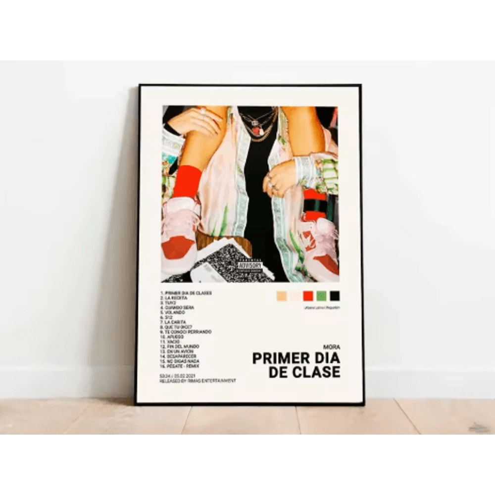 Latin Rapper Wall Art Quevedo Urban Music Album Canvas Poster Decor 8