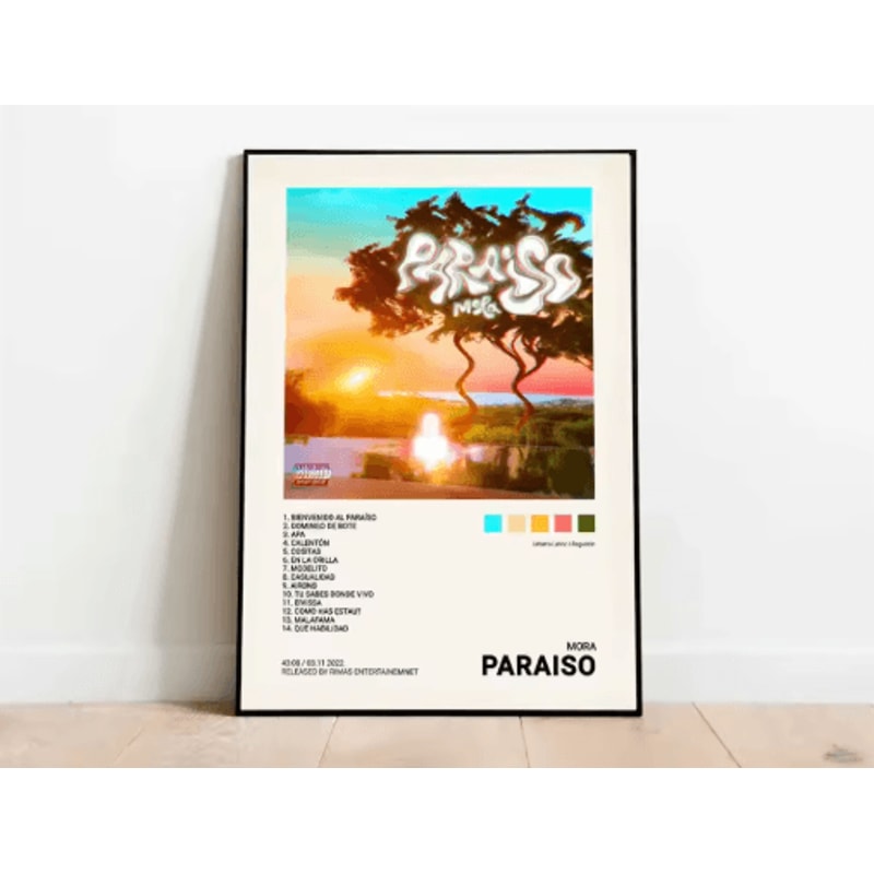 Latin Rapper Wall Art Quevedo Urban Music Album Canvas Poster Decor 9